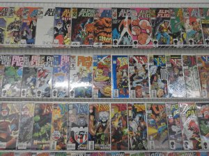 Huge Lot of 140+ Comics W/ X-Men, Alpha Flight, Power Pack! Avg. VF- Condition!