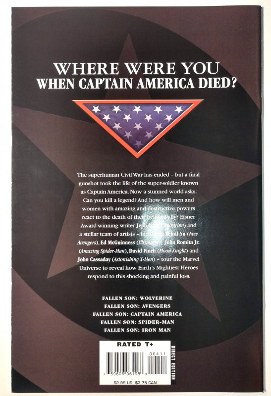 Fallen Son: The Death of Captain America #4 (9.4, 2007) 