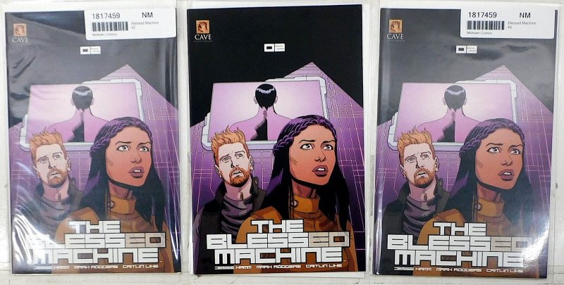 The Blessed Machine Lot of 3 #2 x3 (2019) Cave Pictures 1st Print Comic Books