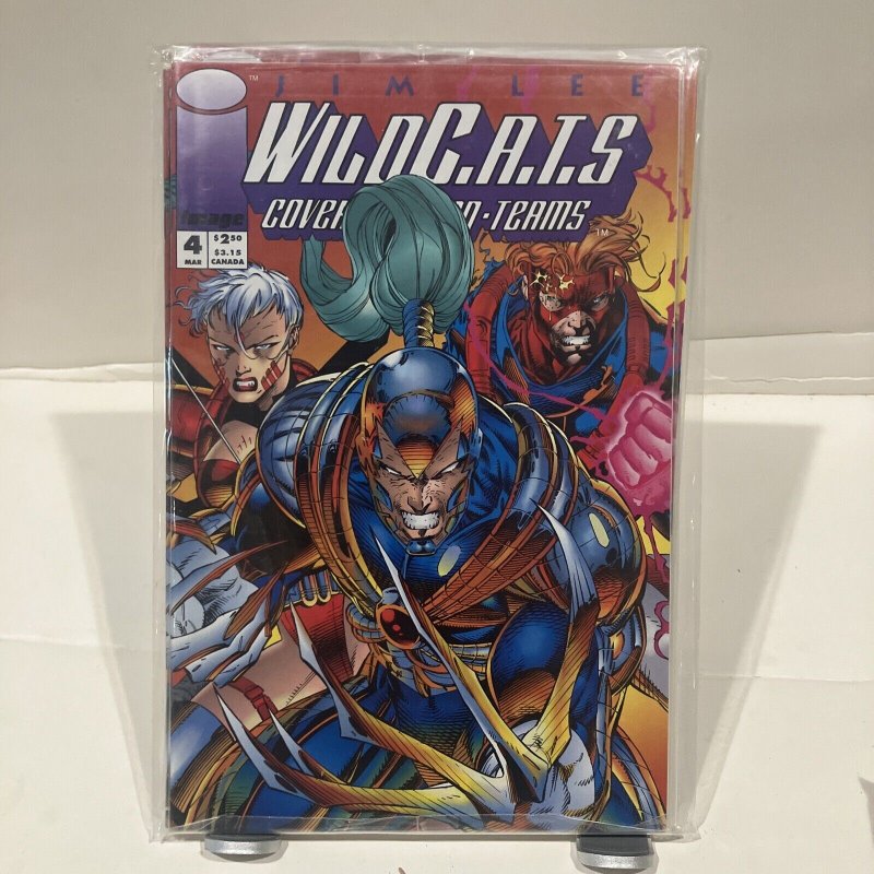 Wildcats Covert Action Teams #4 (Image, 1993) With Foil Red Card Bagged