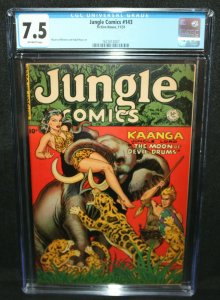 Jungle Comics #143 - Ka'a'nga Jungle Lord Devil Drums - CGC Grade 7...