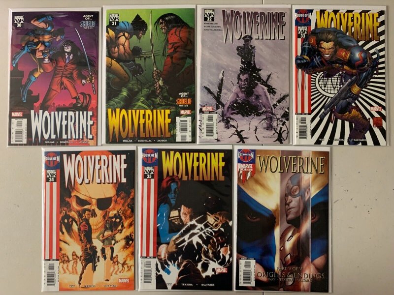 Wolverine 2nd series comics lot #1-40 + variant 31 diff avg 7.0 (2003-06)