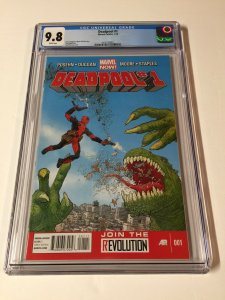 Deadpool 1 Duggan Posehn 2013 Cgc 9.8 White Pages