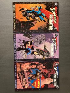 Superman vs. Predator #1, 2, 3 full run complete set (2000)