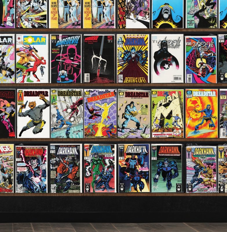 Huge Lot 150+ Comics with Captain America, Ninjak, Darkhawk, Cable & More!