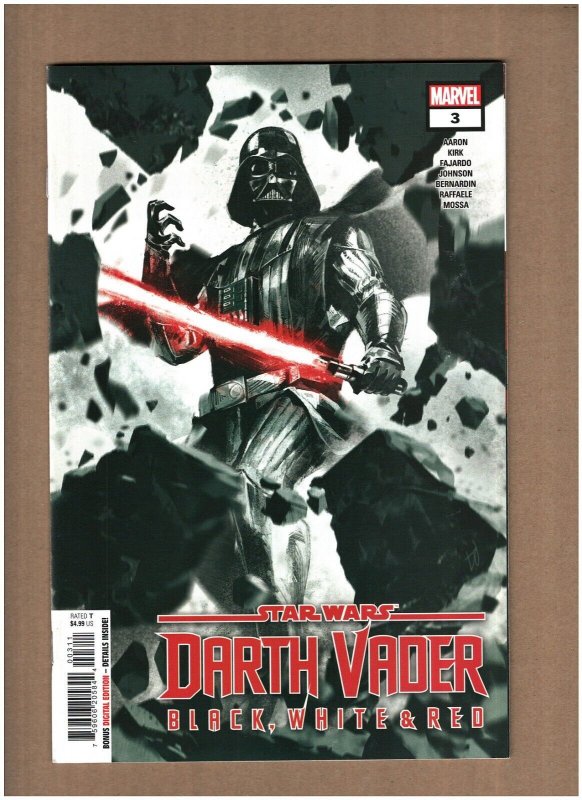 Star Wars Darth Vader Black, White & Red #3 Marvel Comics 2023 NM- 9.2