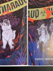 FERAL #2 CVR A + C 1:10 FLEECS FORSTNER VAR NM SET IMAGE 2024 IN-HAND PROSHIPPER