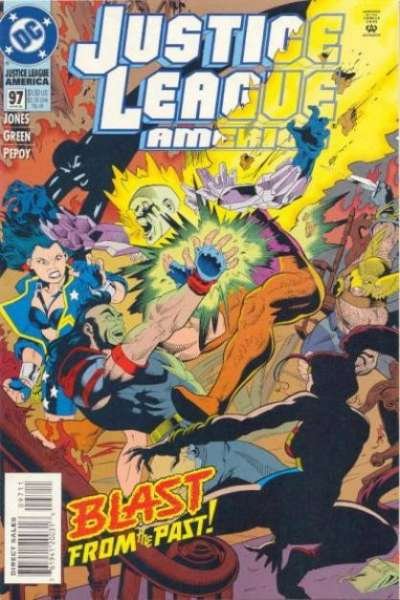 Justice League (1987 series) #97, NM + (Stock photo)