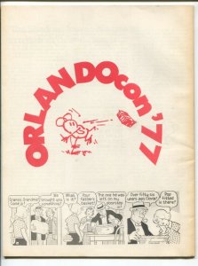 Orlando ComiCon Program Book 1977-4th OrlandoCon-CC Beck-Roy Crane-Walter Gib...