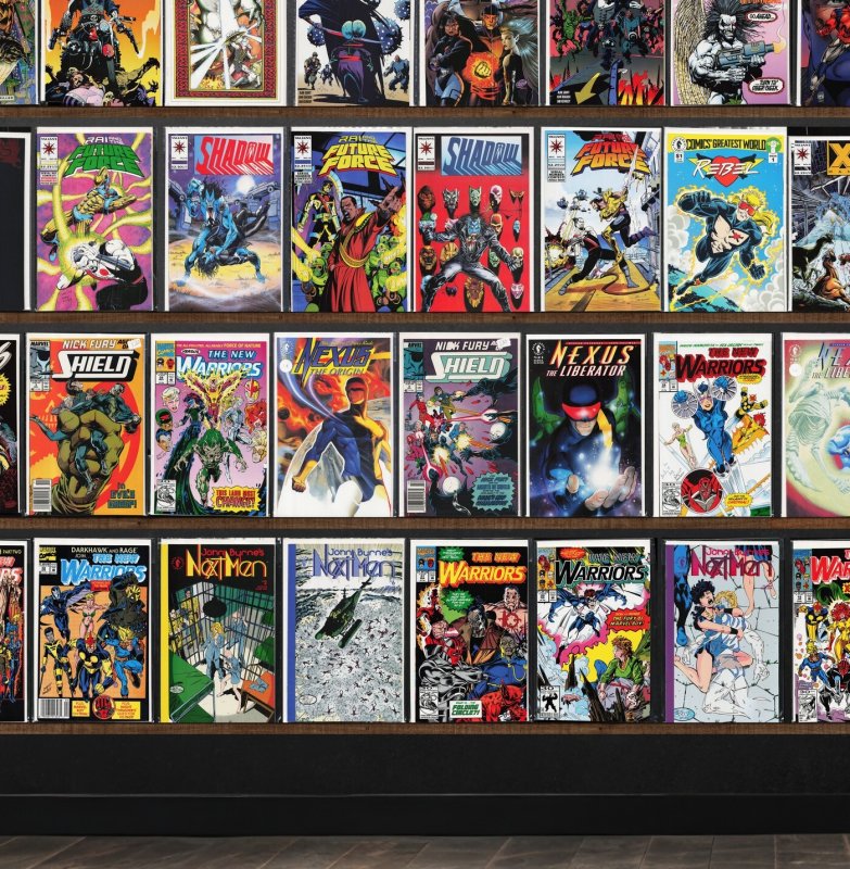 Huge Lot 150+ Comics with The New Warriors, X-O Manowar, Rai & More!