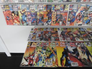 Huge Lot 150+ Comics W/ Captain America,  Bishop, Rogue+ Avg VF Condition!!