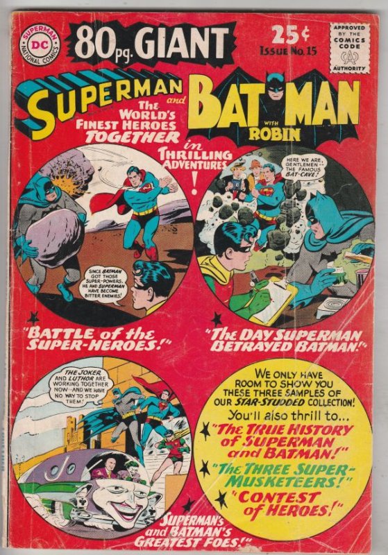 Eighty Page Giant #15 (Oct-65) VG/FN Mid-Grade Superman, Batman, Robin