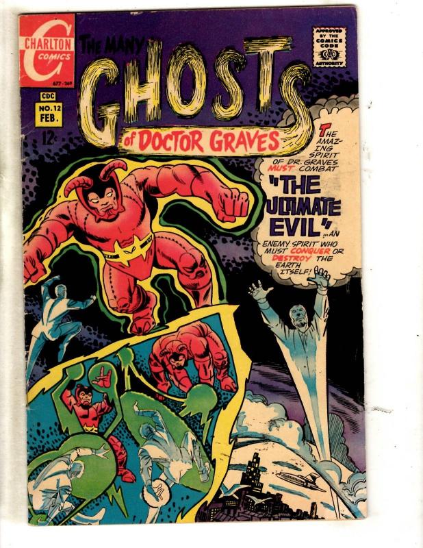 7 Charlton Comics Dr. Graves 11 12 29 Manor 3 Tales 3 78 Ghostly Haunts 32 JL29