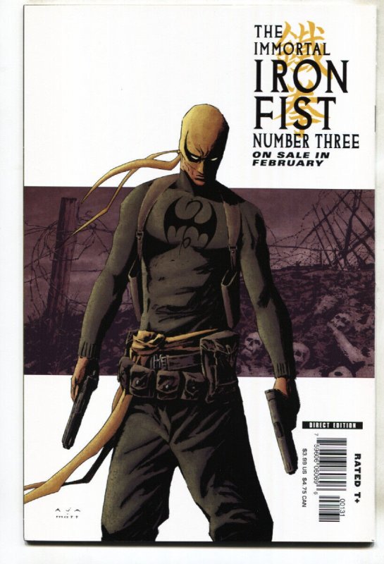 IMMORTAL IRON FIST #1--Director's Cut-- 2007--comic book--First issue