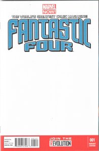 Fantastic Four #1 Blank Cover (2013) Fantastic Four