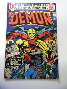 The Demon #1 (1972) VG Condition cover detached at one staple