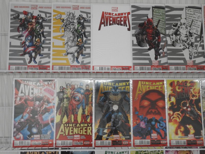 The Uncanny Avengers #1-25, Ann #1 W/Variants (31-BKS) Avg NM-/NM Condition!!