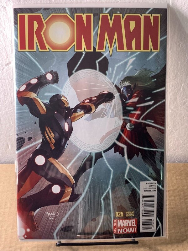 Iron Man #25 NM John Romita Jr 1:25 RETAILER INCENTIVE VARIANT MARVEL  759606079094