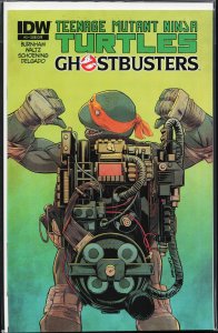 Teenage Mutant Ninja Turtles / Ghostbusters #3 Variant Cover (2014) Teenage M...