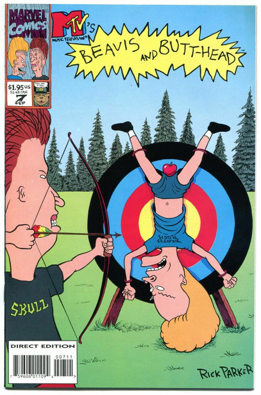 BEAVIS and BUTTHEAD #7, MTV, Cartoon,1994, VF/NM, Peeping Tom, Mike Judge