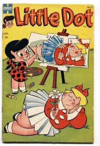 Little Dot #7 1954-Little Lotta cover-Harvey-VG