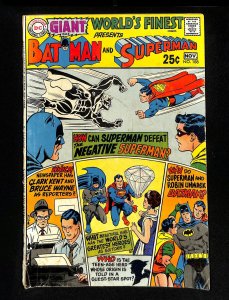 World's Finest Comics #188 Batman Superman!