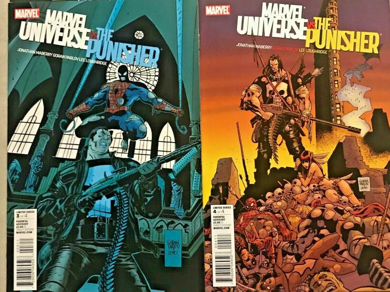 MARVEL UNIVERSE VS THE PUNISHER#1-4 NM LOT 2010 MARVEL COMICS