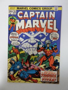 Captain Marvel #28 FN/VF condition