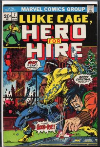 Hero for Hire #7 (1973) Luke Cage