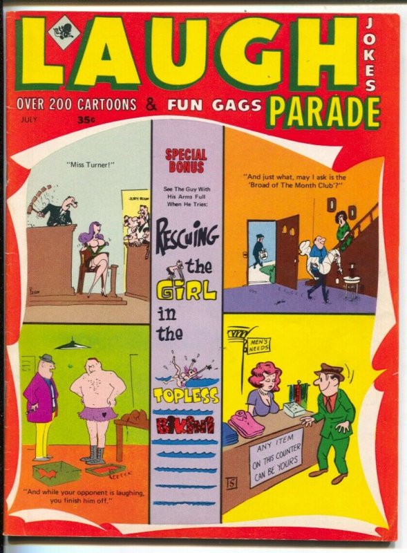 Laugh Parade 7/1969-Marvel-cartoons-gags-jokes-high grade-VF-