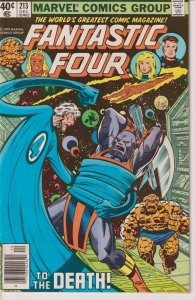 Marvel Comics!  Fantastic Four! Issue #213!