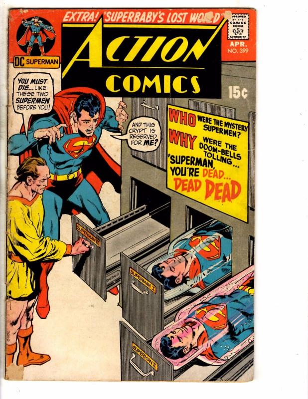 4 Action Comics Feat. Superman # 372 376 397 399 Green Lantern VG-FN Range J272
