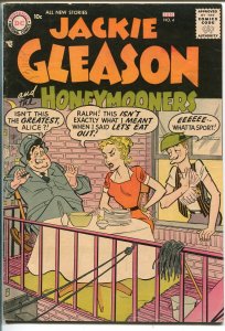 Jackie Gleason and The Honeymooners #4  1956 - DC  -FN - Comic Book