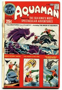 Super DC Giant #26 1971 Origin of Aquaman DC bronze age comic book