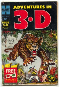 Adventures In 3-D #1 1953-POWELL NOSTRAND ART -VG