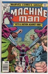 MACHINE MAN #7,  VF/NM, Jack Kirby, Living Robot, 1978, more JK in store