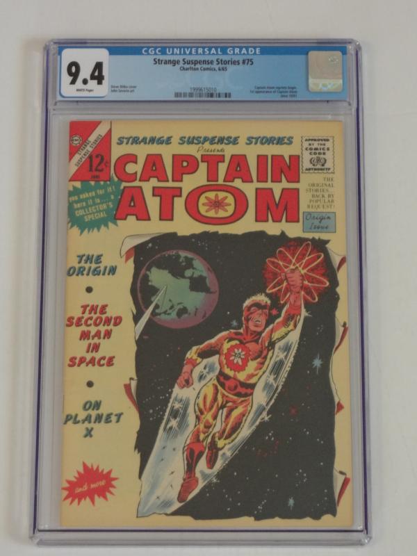 Strange Suspense Stories #75, CGC 9.4; 1st app. of Captain Atom since 1961!!!