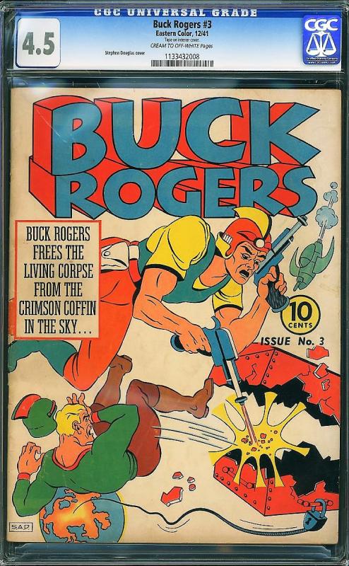 Buck Rogers #3 (Eastern Color, 1941)  CGC 4.5 VG+