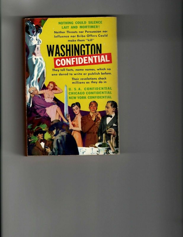 3 Books Washington Confidential Q As In Quicksand Cards on the Table JK8