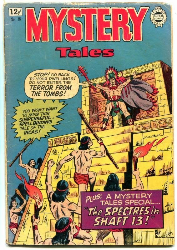 Mystery Tales #181964- Super Golden Age Horror Reprint- Kubert art VG