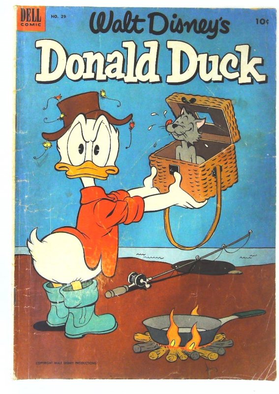 Donald Duck (1940 series)  #29, VG- (Actual scan)