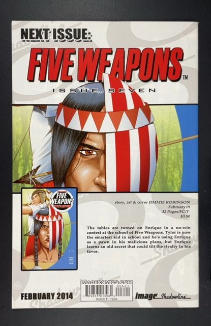 Five Weapons #6 Cover B (2014)