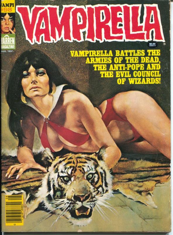 Vampirella #98 1981-horror-Army Of The Dead-VF