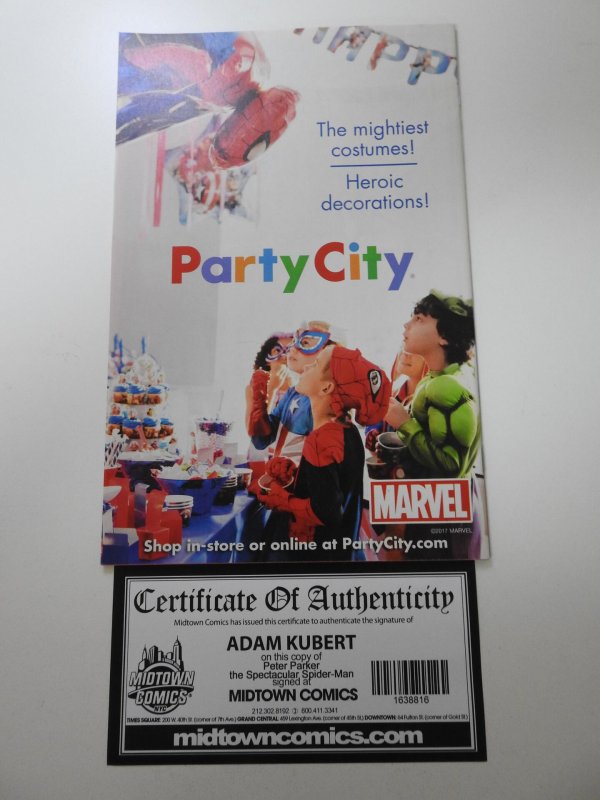 Peter Parker: The Spectacular Spider-man #1 Signed Adam Kubert! NM Condition!
