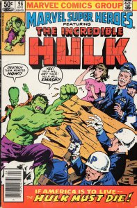 Marvel Super-Heroes #96 (1981) Hulk