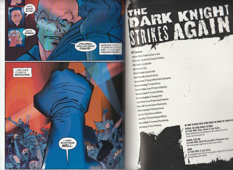 The Dark Knight Strikes Again #1,2,3