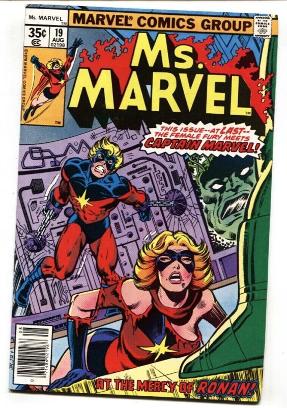 Ms. Marvel #19 1979 COMIC BOOK roanan-captain Marvel- vf-