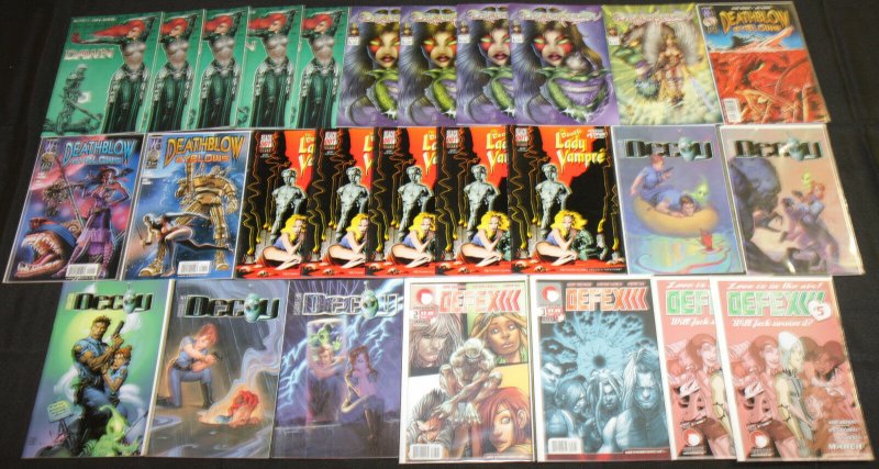 Modern Independent BAD GIRL TITLES 274pc Mid-High Grade Comic Lot VF-NM