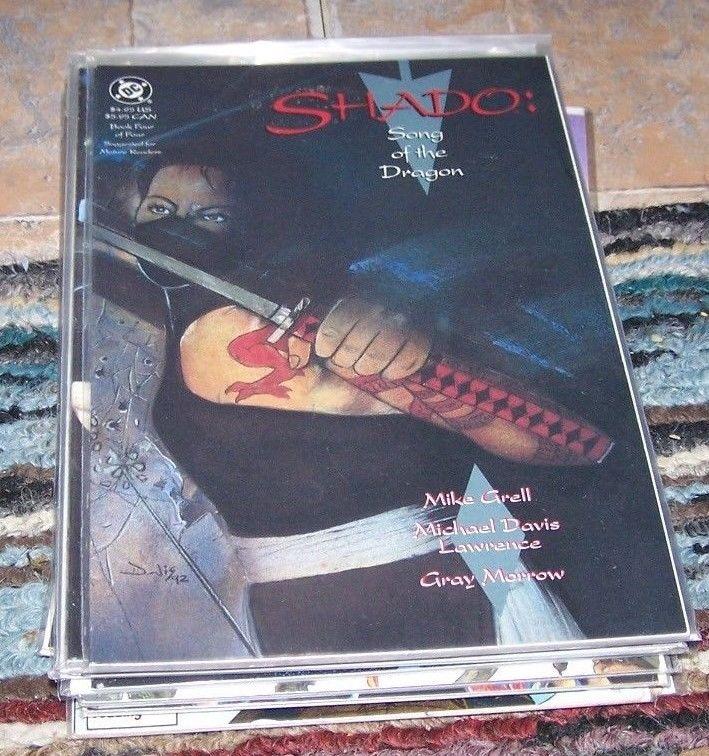 Shado: Song of the Dragon #  3 + 4   1992, DC GRAPHIC NOVEL YAKUZA MIKE GRELL 