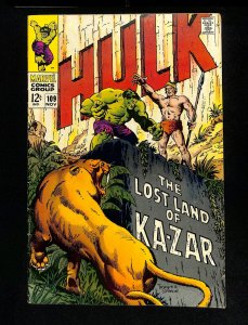Incredible Hulk (1962) #109 Ka-Zar Appearance!